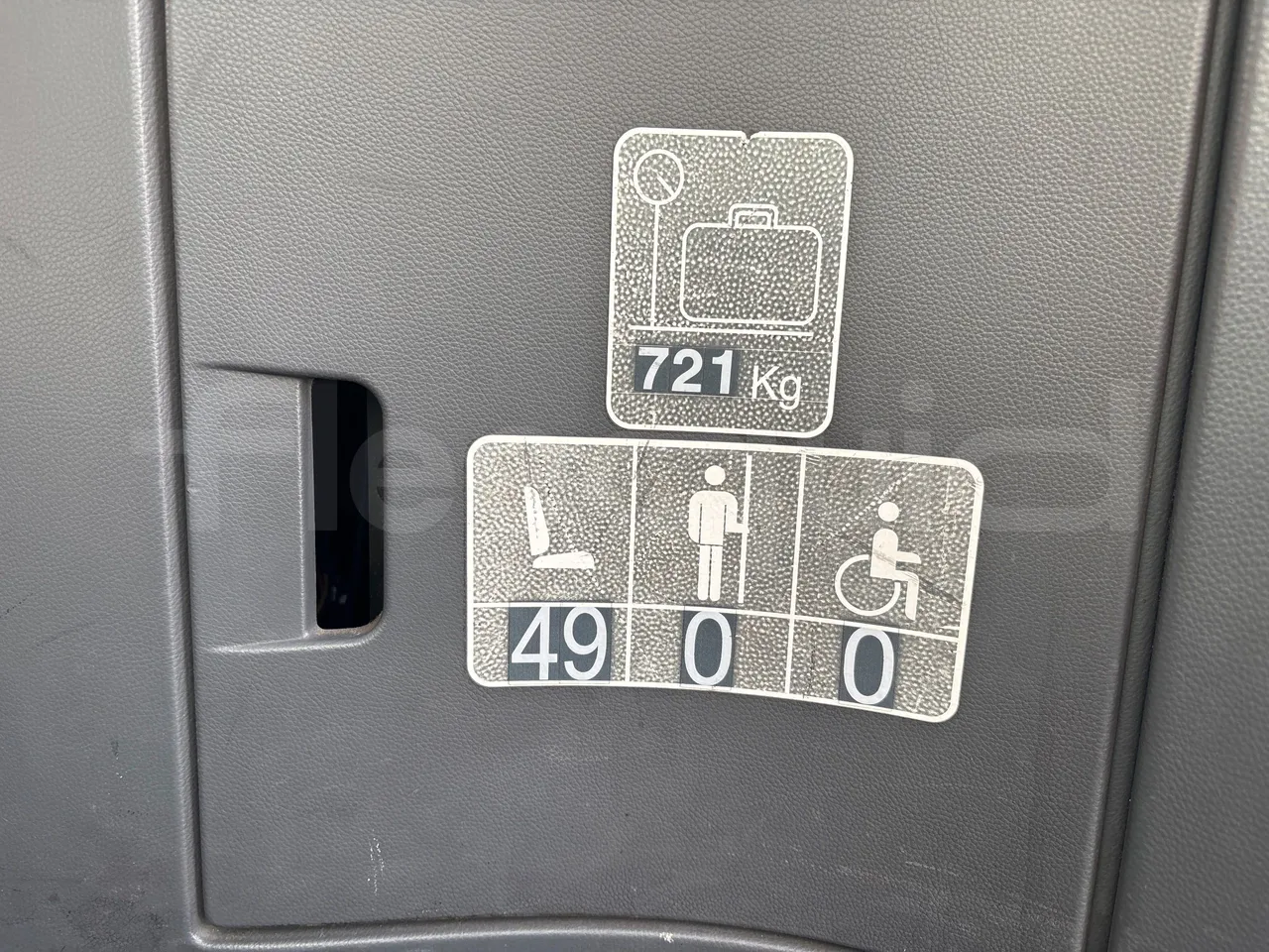 Setra S415 HD - EUR5 - 315kW - 12.2m - seat plate photo