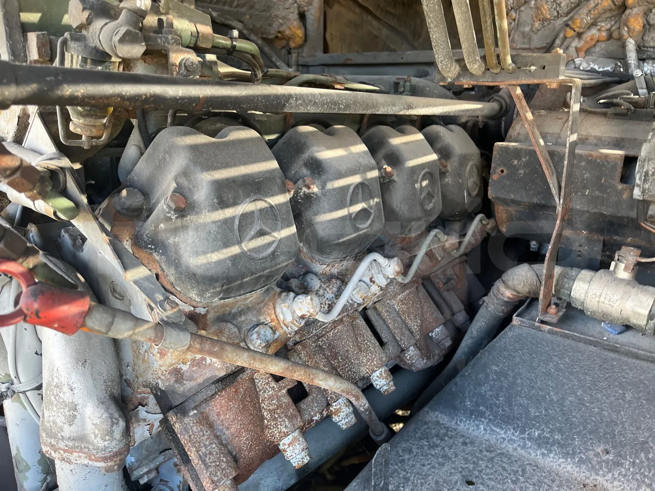 Mercedes-Benz OLIMPIA O 404 RH - Euro 1 - 280 kW -12 mt - engine plate photo