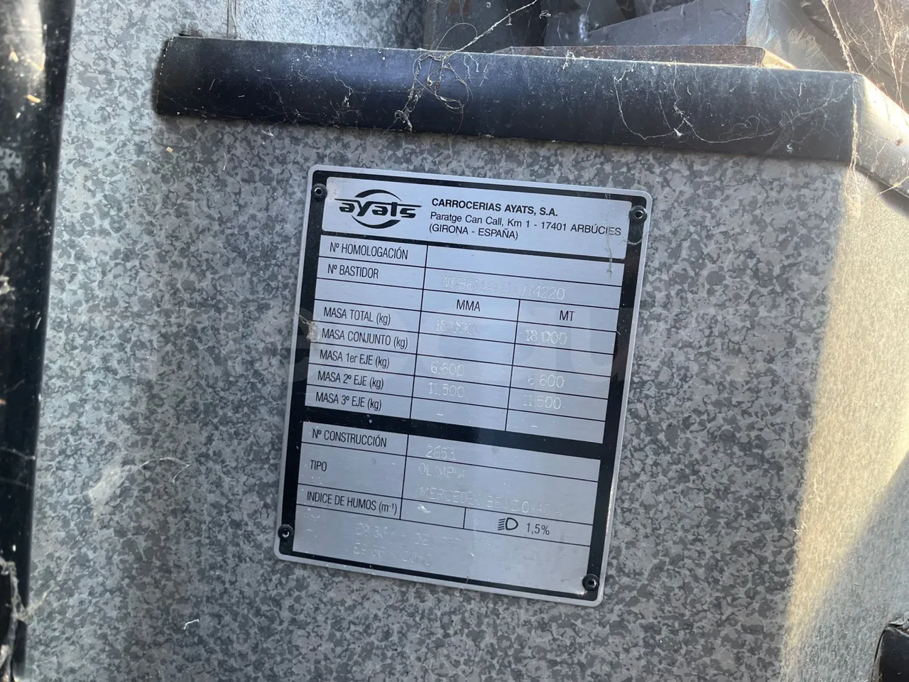 Mercedes-Benz OLIMPIA O 404 RH - Euro 1 - 280 kW -12 mt - onboard devices 3