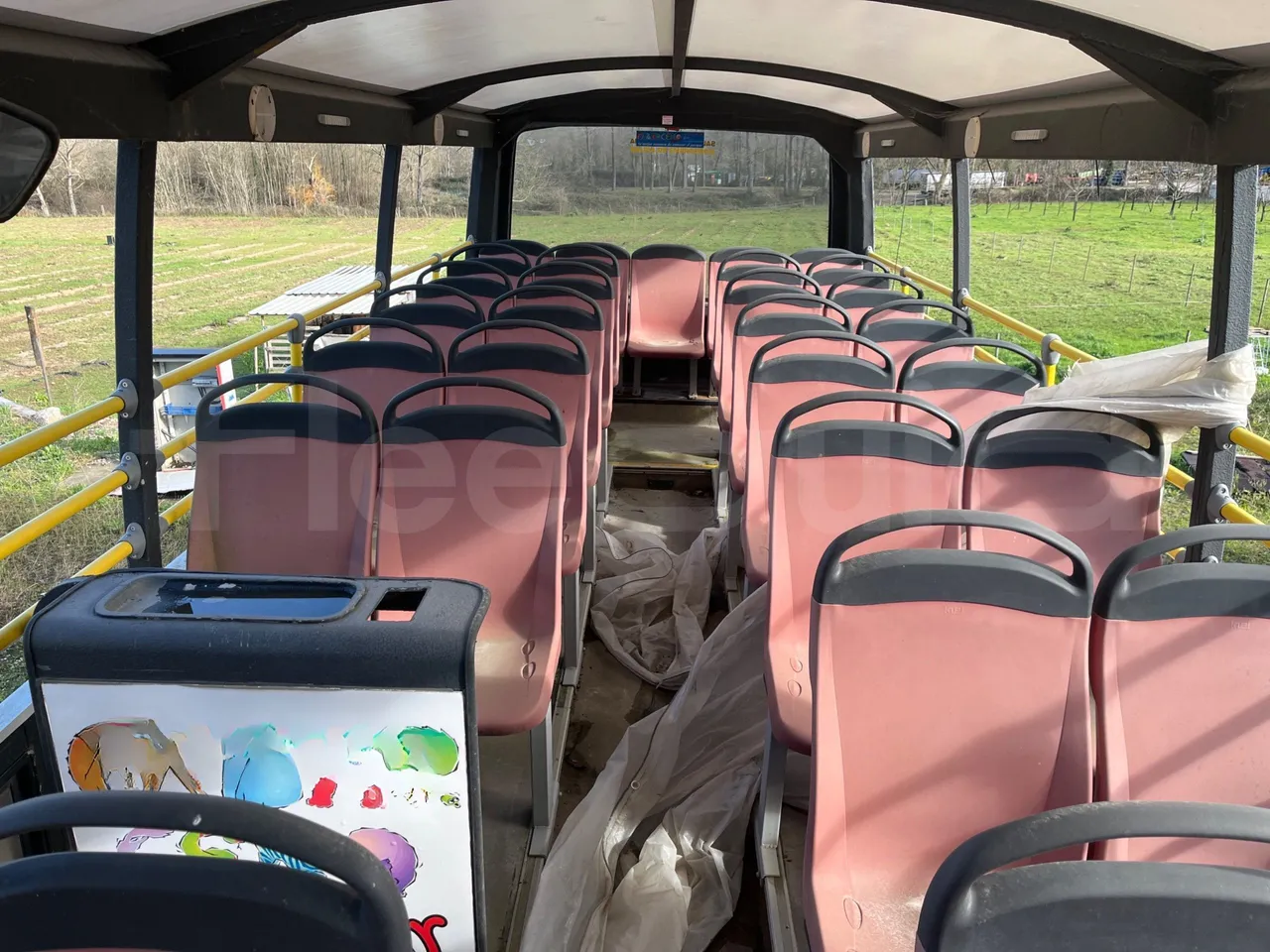 Mercedes-Benz OLIMPIA O 404 RH - Euro 1 - 280 kW -12 mt - reverse view middle aisle