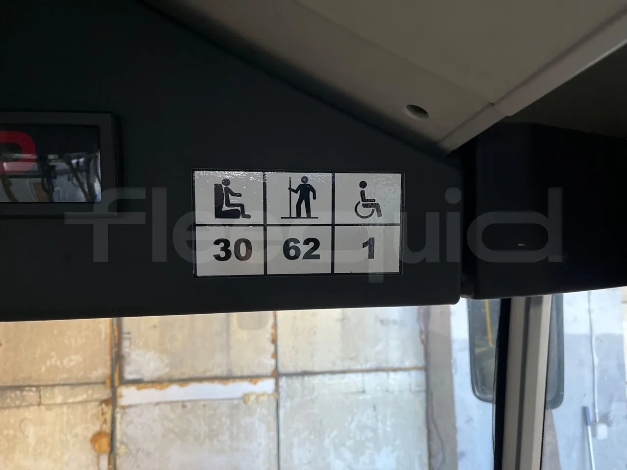 Mercedes-Benz Conecto 628881 - Euro6 - 220kW - 12.134mt - seat plate photo