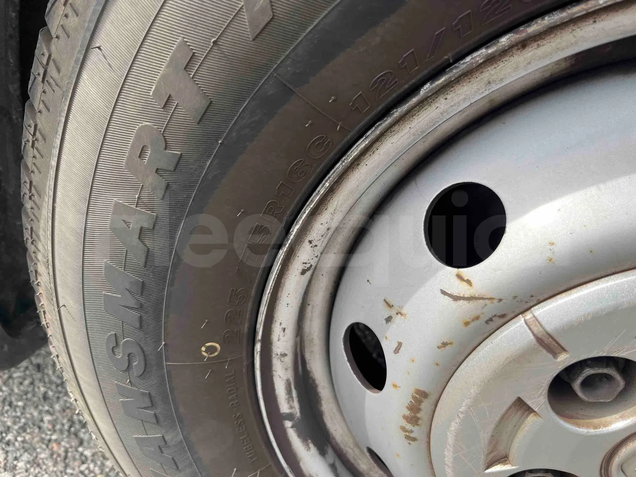 Mussa & Graziano 250MG2 HELMC - EUR6 - 130kW - 6.363m - front left tire measurements