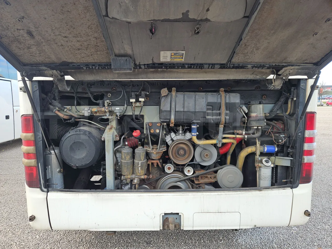 Mercedes-Benz Tourismo 15 RDH - EURO 4 - 300 kW - 12m -3,65 hight - rear hatch open