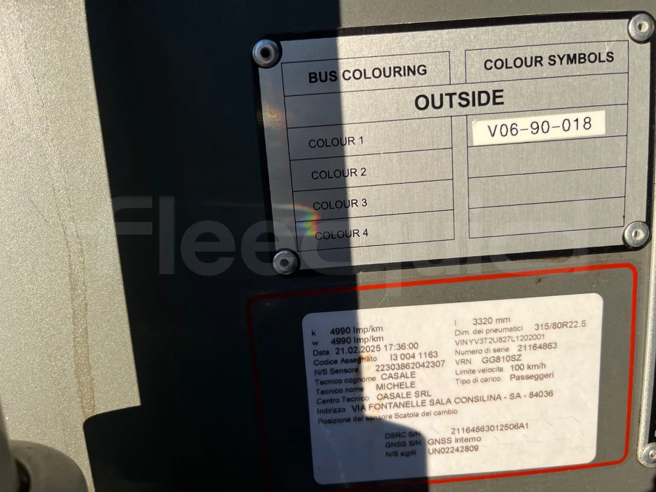 Volvo 9700 B6SC - Euro6 - 345kW - 14mt - platform code photo