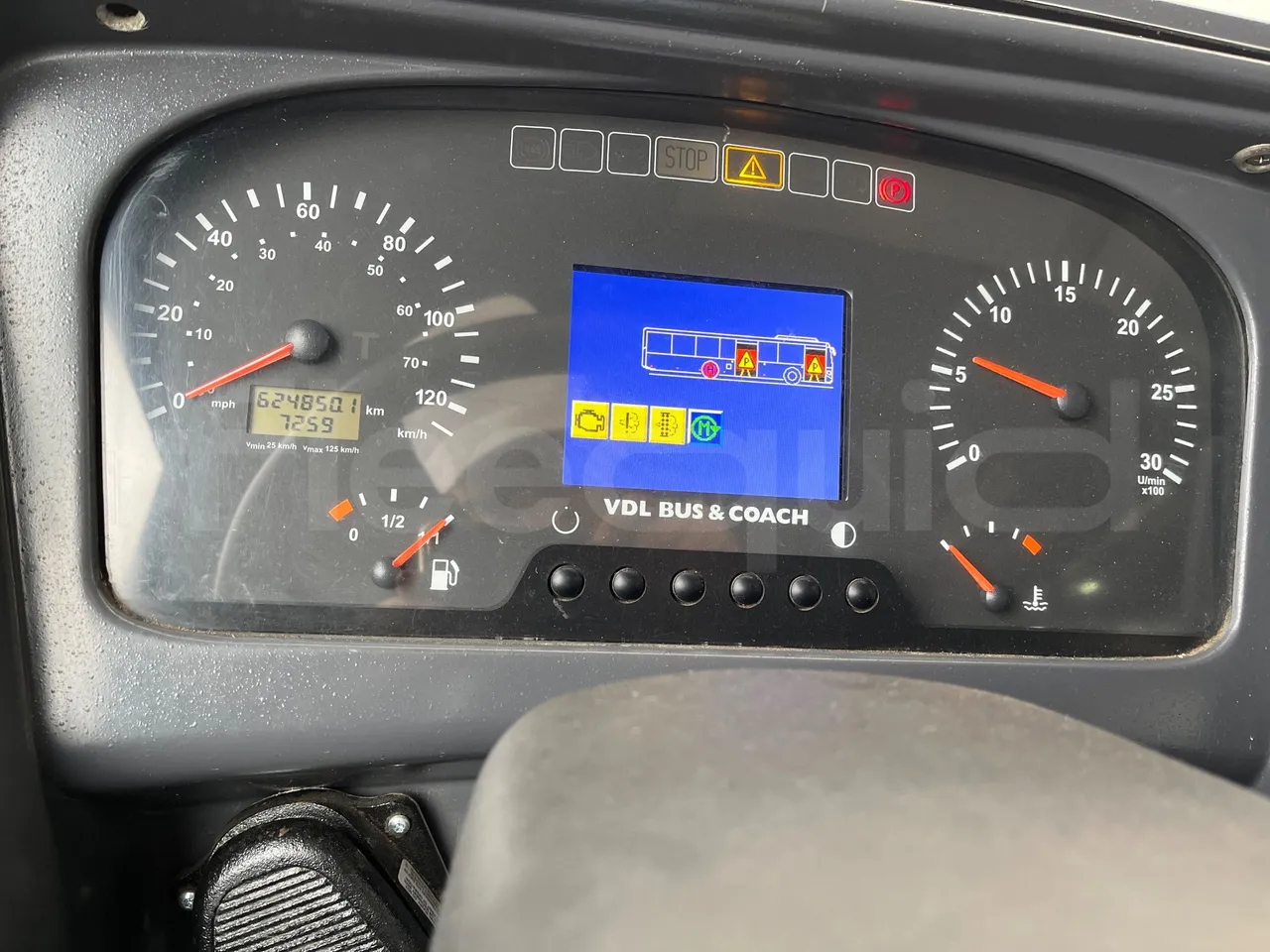 Vdl Citea KA18 - EUR5 -231kW - 12.000m - dashboard lights on