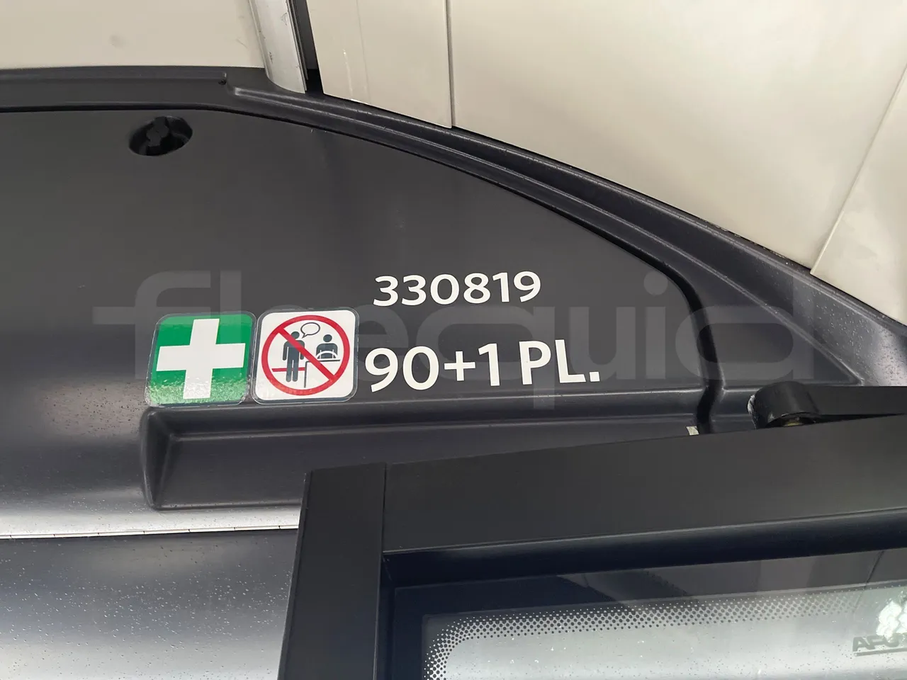 Vdl Citea KA18 - EUR5 -231kW - 12.000m - seat plate photo