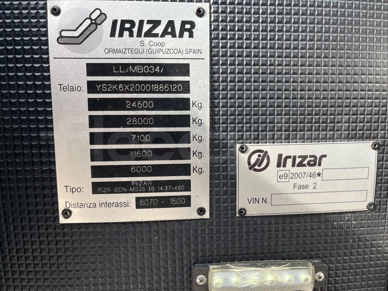 Irizar i6 14.37/480 - EUR5 - 353kW - 13.870m - gearbox plate photo