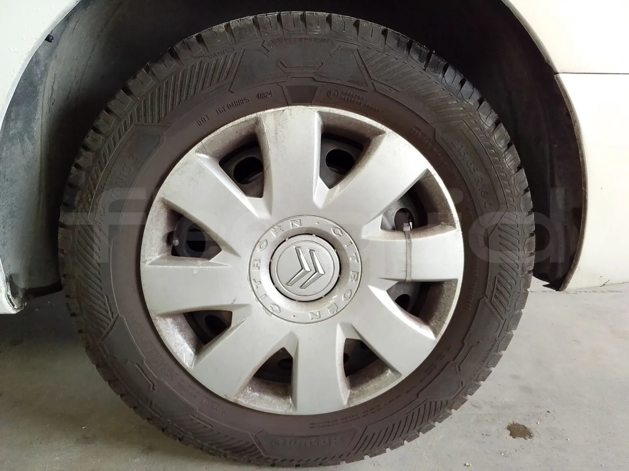 Citroën Spacetourer Jumpy - Euro6 - kw110 - 4.9mt - front left tire measurements