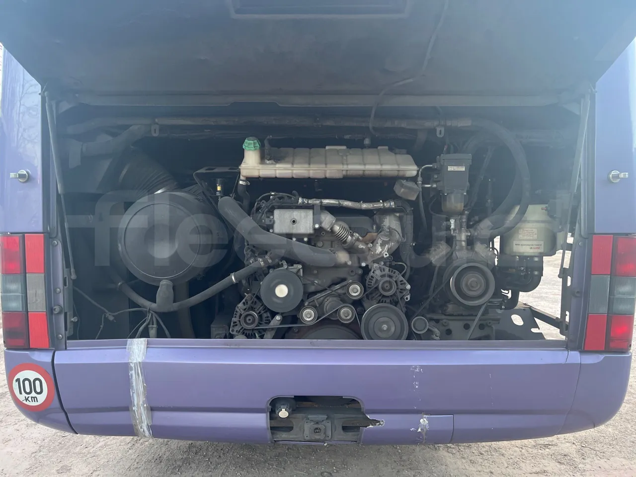 Man Lion's Coach B.2007 - EUR5 - 294kW - 12.000m - engine plate photo