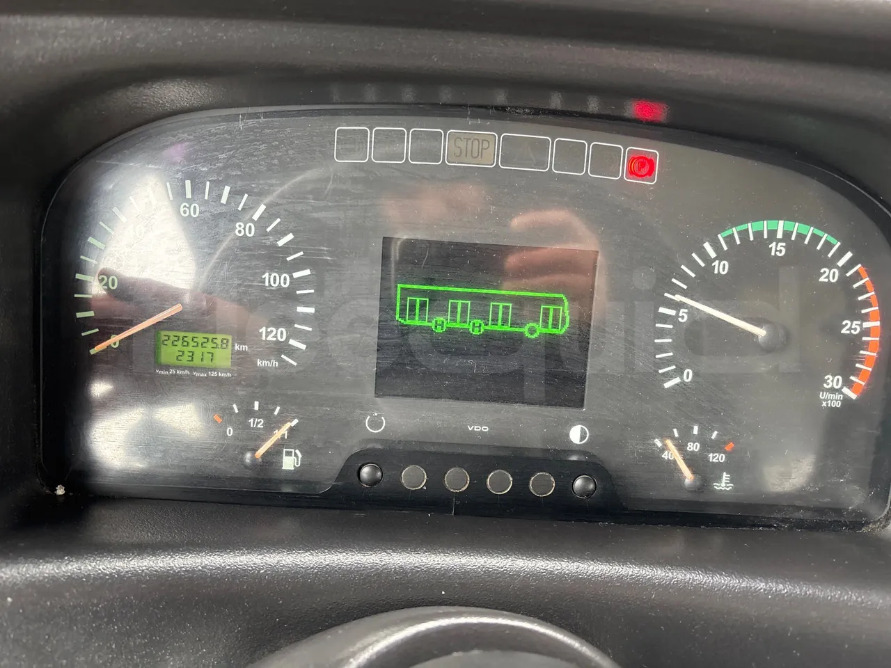 Solaris Urbino 18 -EUR3 - 231kW - 18m - dashboard lights on