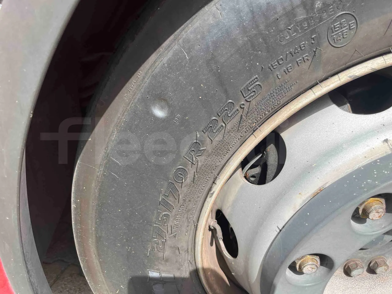 Iveco Citelis - First Axle Left Side: Tyre Size