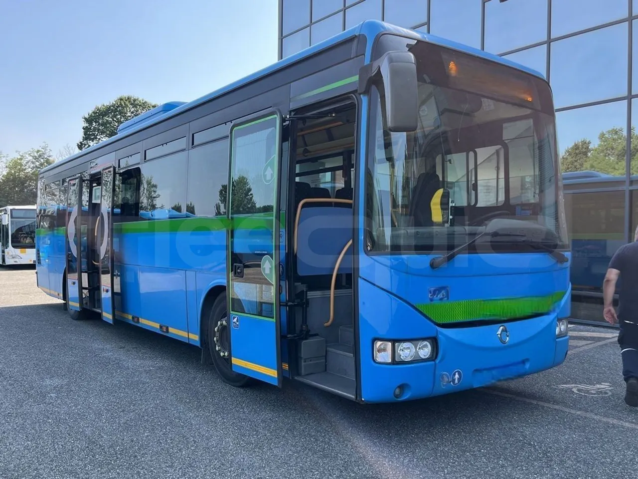 Iveco Crossway - 3/4 Front Right Side Doors Open