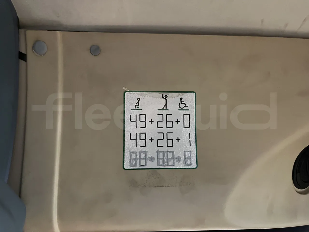 Iveco Crossway - Seats Plate