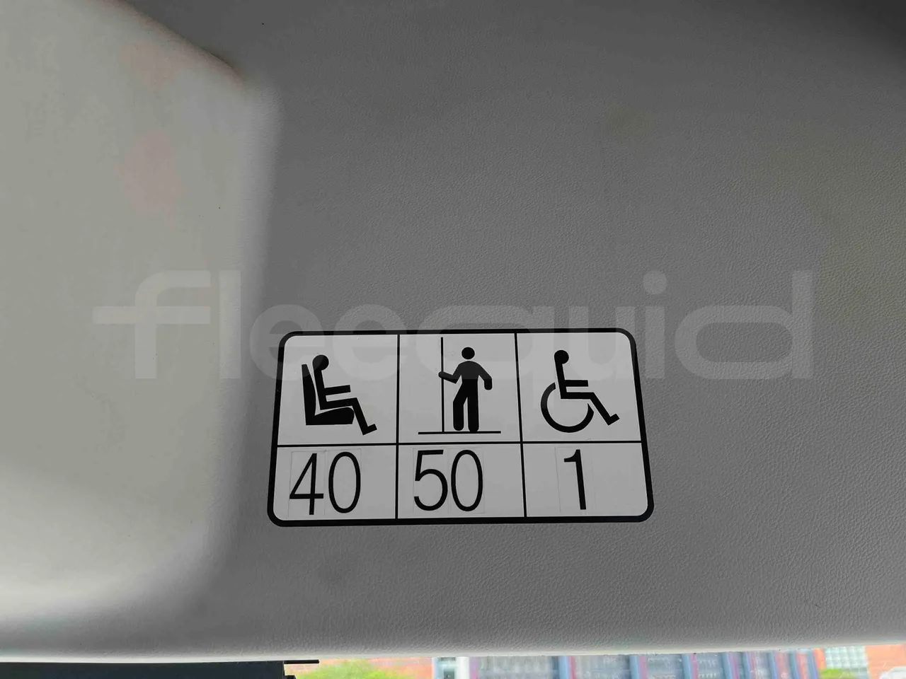 Mercedes-Benz Citaro - Seats Plate