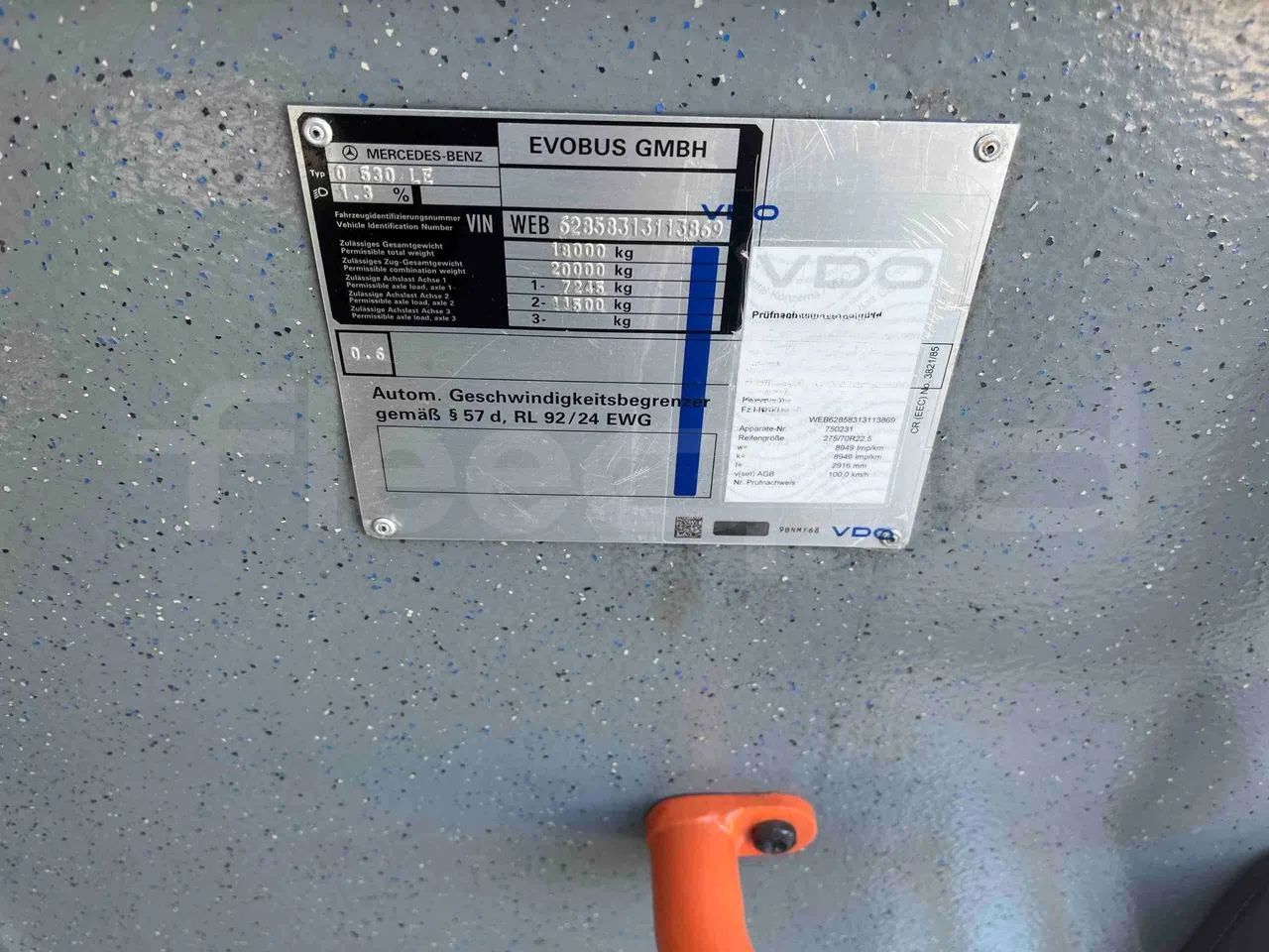 Mercedes-Benz Citaro - Vehicle Plate