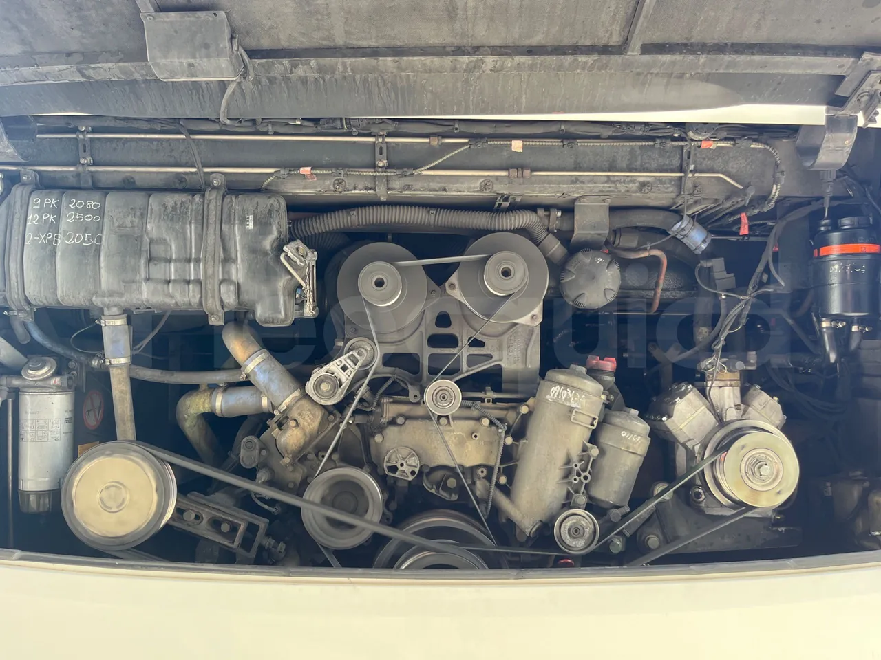 Setra S419 GT-HD/ Euro 5 - 350 Kw - 14.960 Mt - rear hatch open