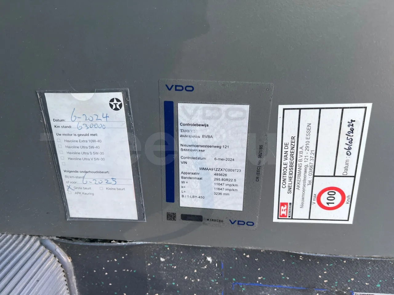 Man A91 Carrier - EUR4 - 206kW - 12.700m - front door 3 open