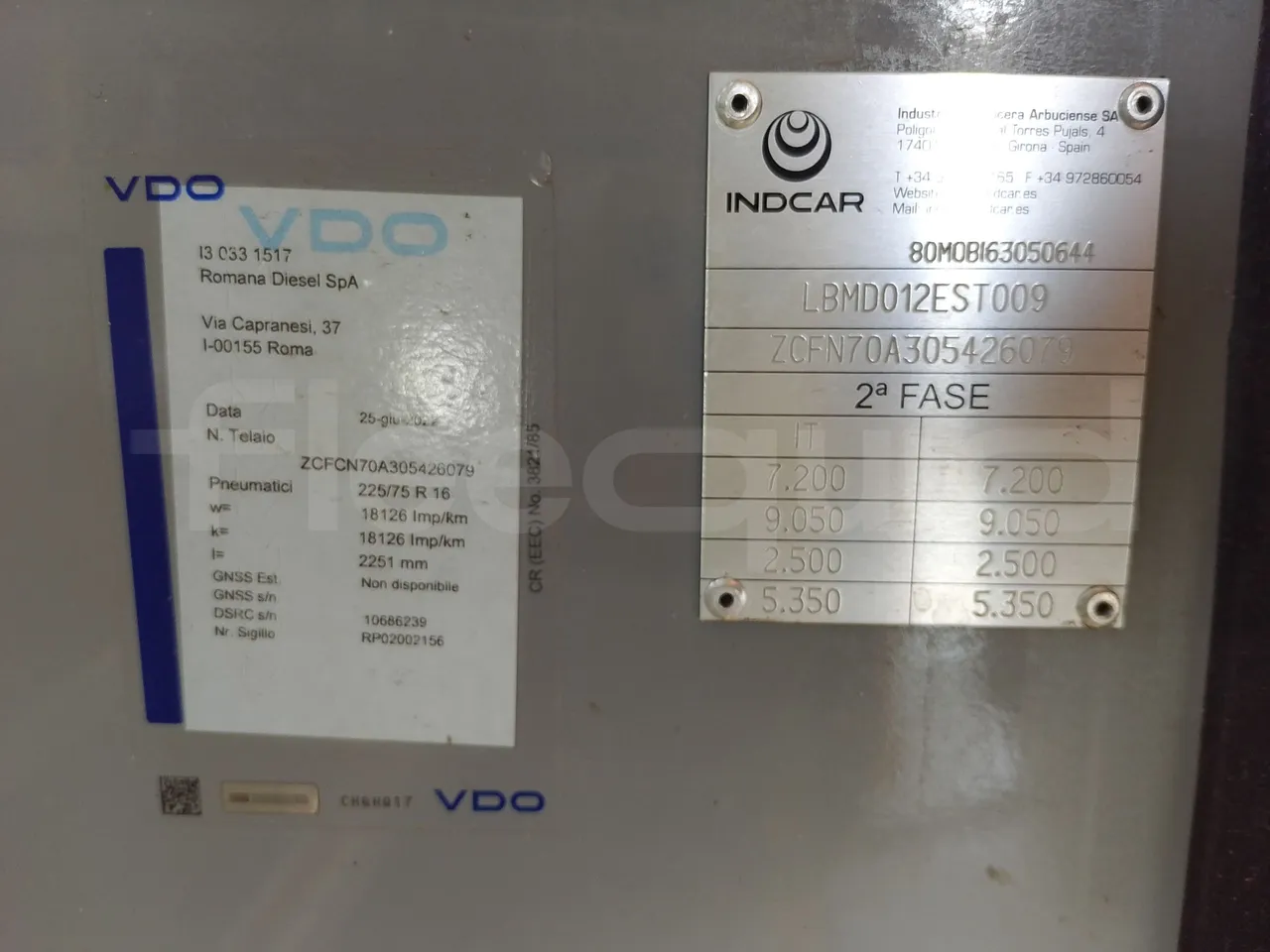 Iveco Indcar WGIVMY11 MOBI SCUOLABUS - EUR6 - 100Kw - 8,592m - vehicle plate photo