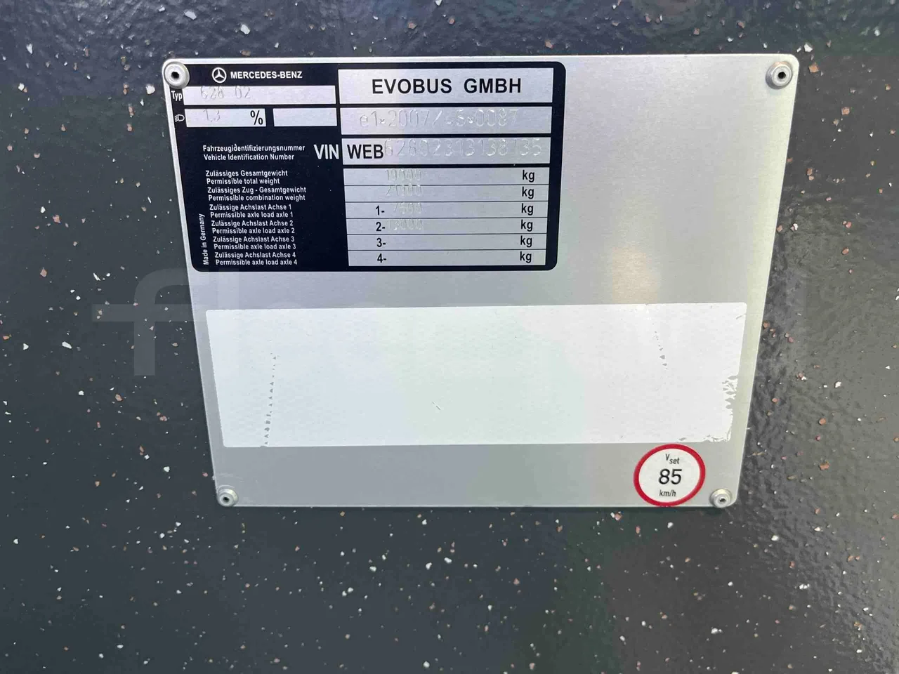 Mercedes-Benz Citaro - Vehicle Plate