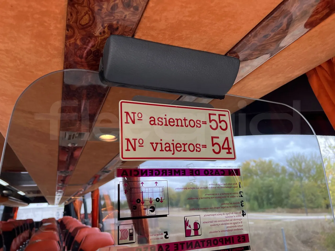 Volvo B12B DH12D420 - EUR4 -309kW -12.975m - seat plate photo