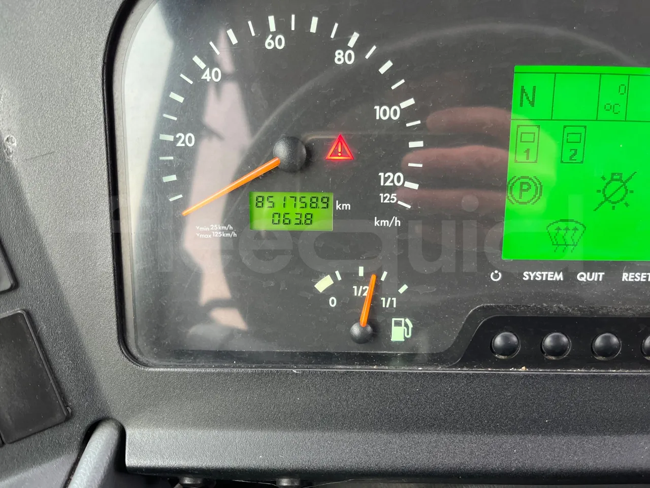 Mercedes-Benz Integro E5 4 - Euro5 - 220kW - 12.140mt - dashboard lights on