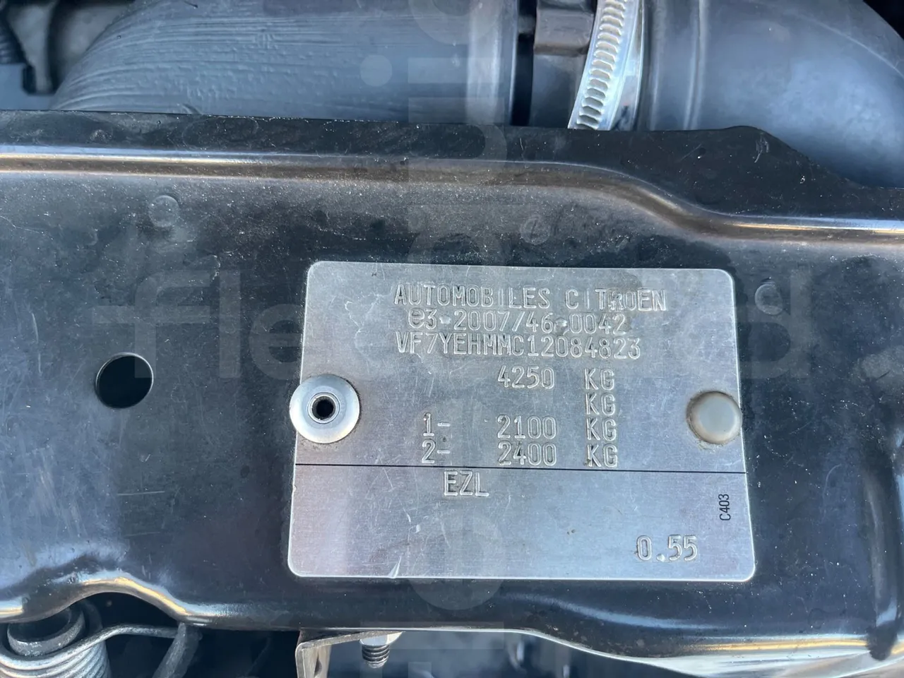 Citroën Jumper Y - EUR5 - 115kW - 6.363m - chassis VIN photo