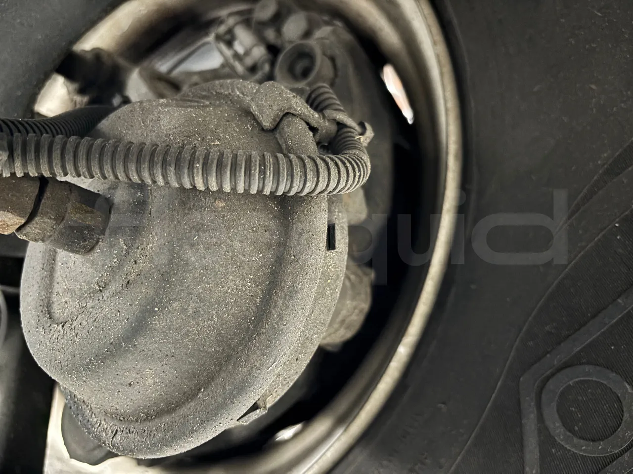 Setra S517 - Third Axle Caliper Brakes Left Side