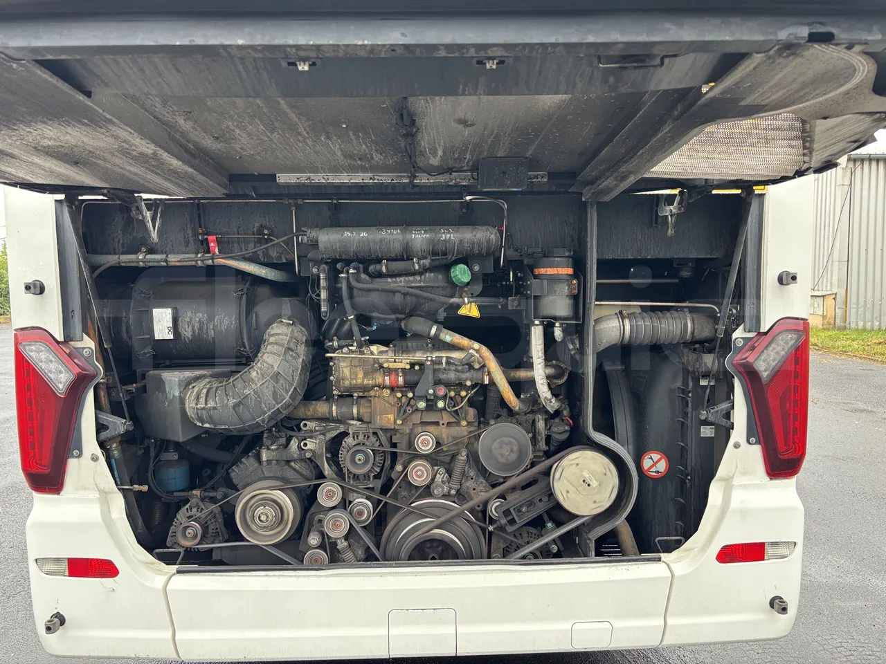 Setra S517 - Rear Hatch Open