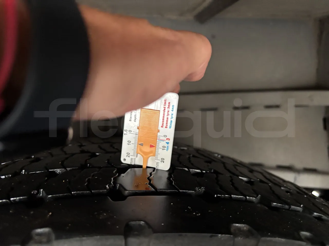 Setra S517 - Second Axle Left Side: Tyre Tread