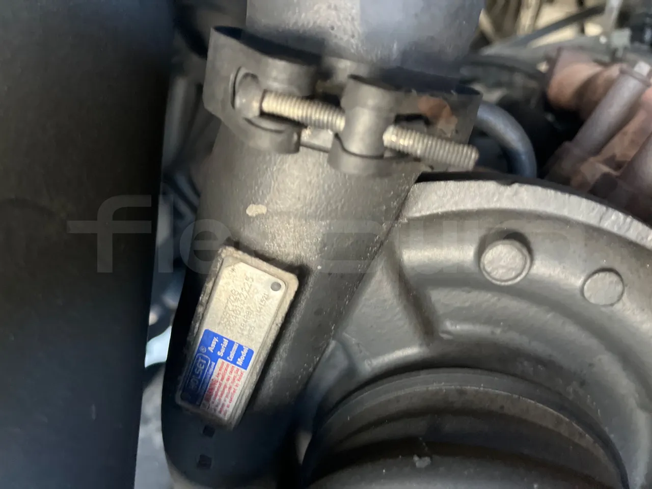 Irizar Scania - engine plate photo