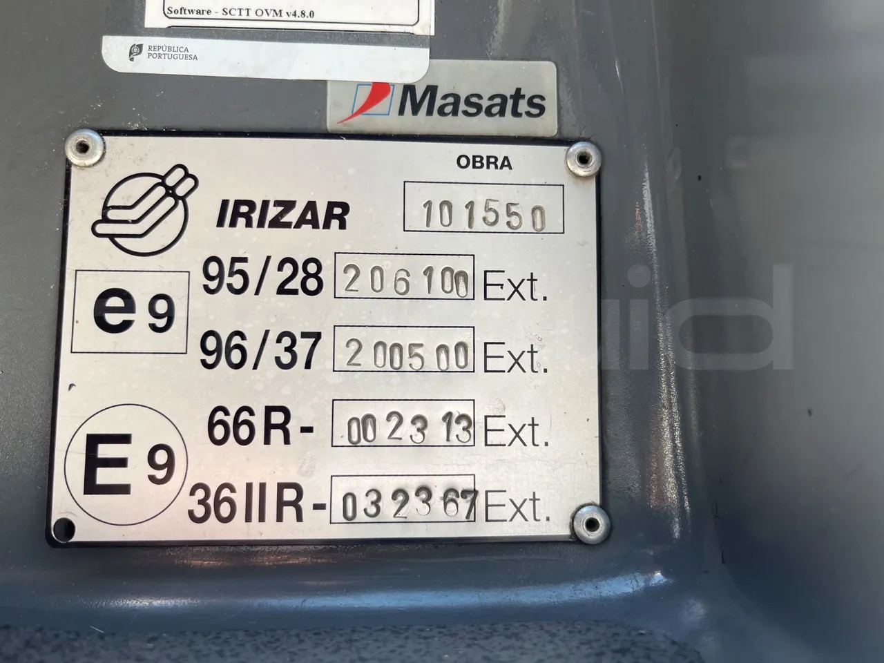 Irizar Scania - onboard devices 3