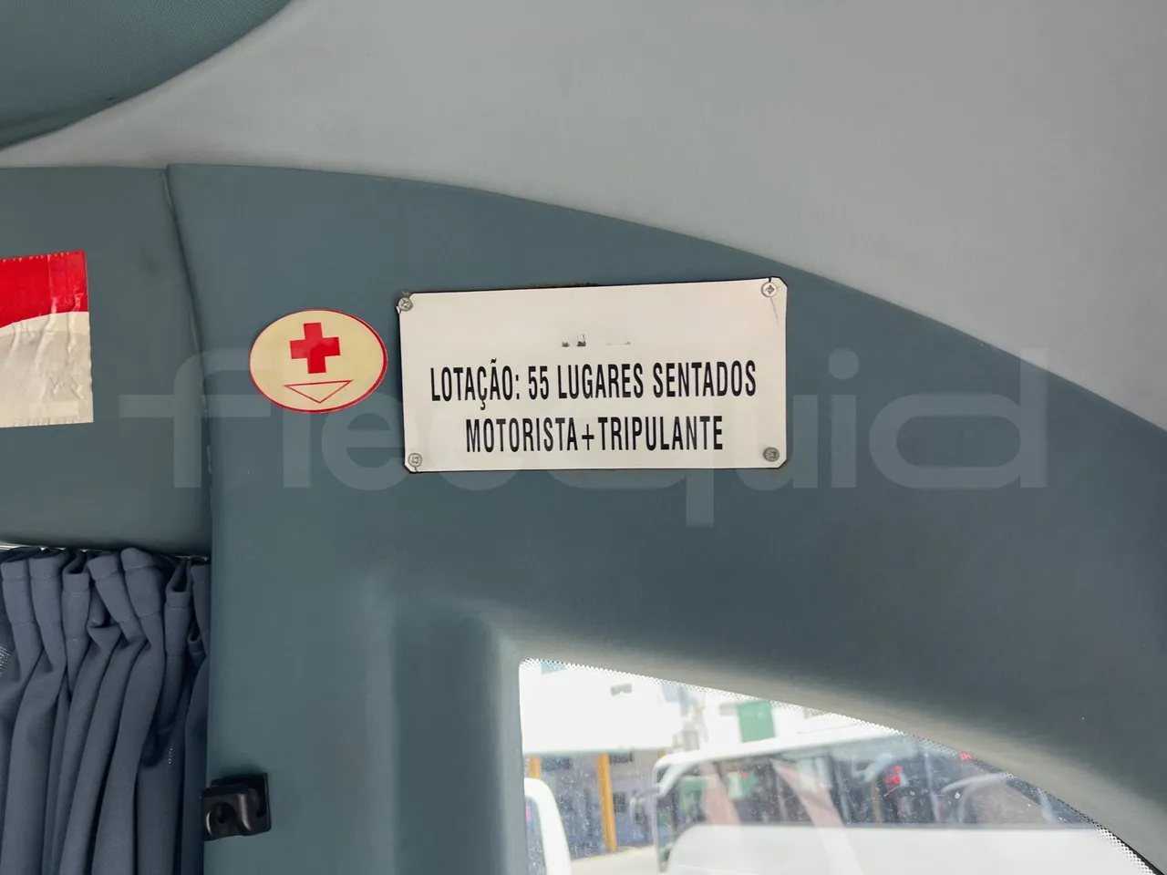 Irizar Scania - seat plate photo