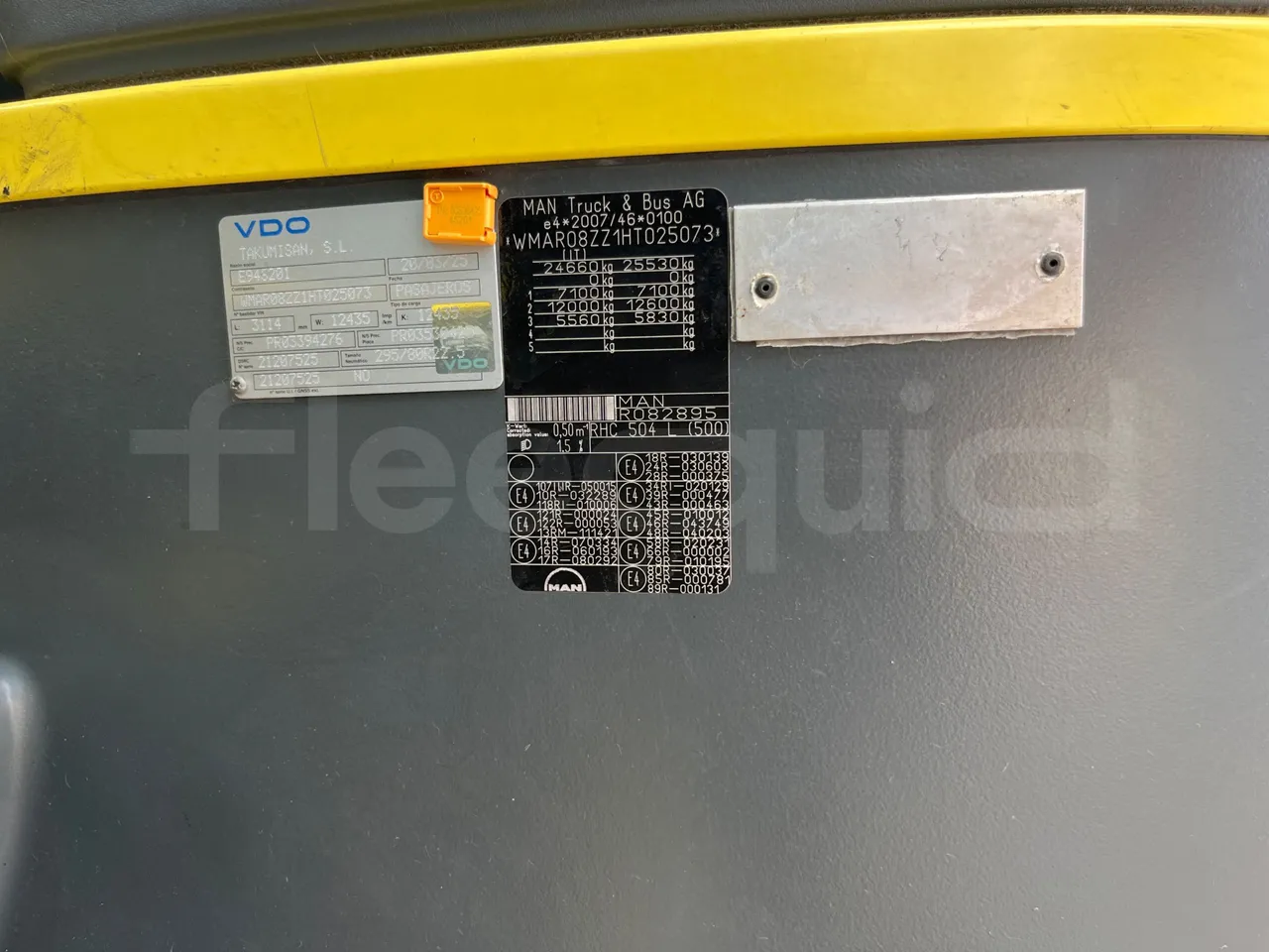 Man Lion's Coach L - EUR6 - 368kW - 13.8m - vehicle plate photo