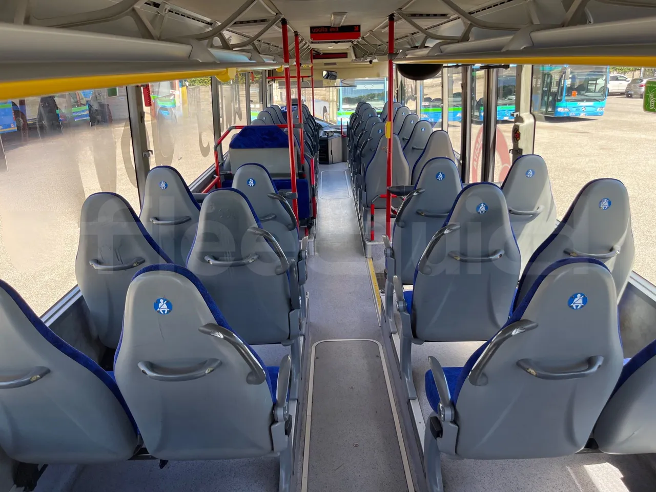 Mercedes-Benz Integro E5 4 - EUR5 - 220kW - 12.14m - forward view all seats last row height
