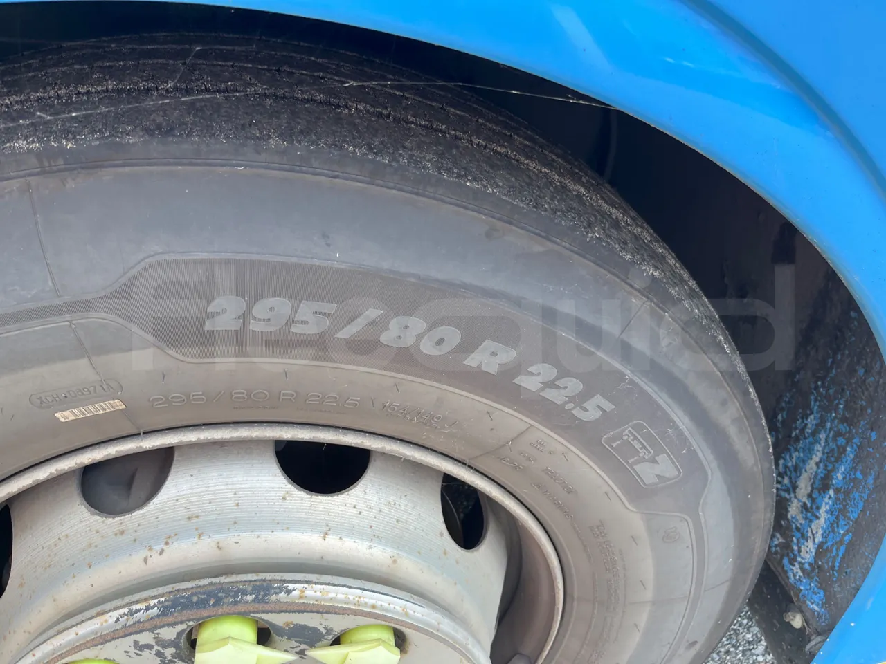Mercedes-Benz Integro E5 4 - EUR5 - 220kW - 12.14m - front left tire measurements