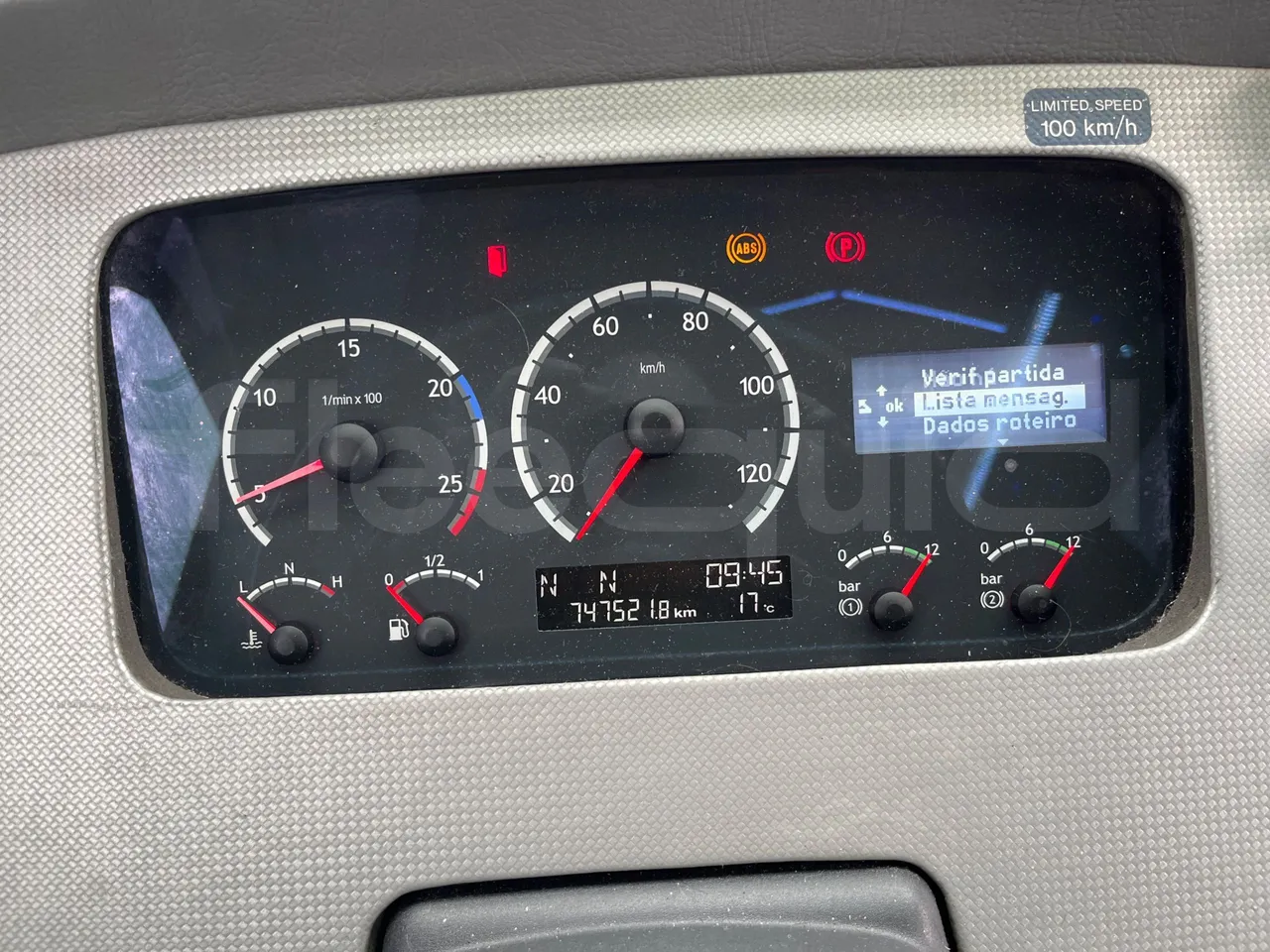 Scania Atomic K 420 EB 4X2 - Euro 4 - 309kW - 13 mt - dashboard lights on