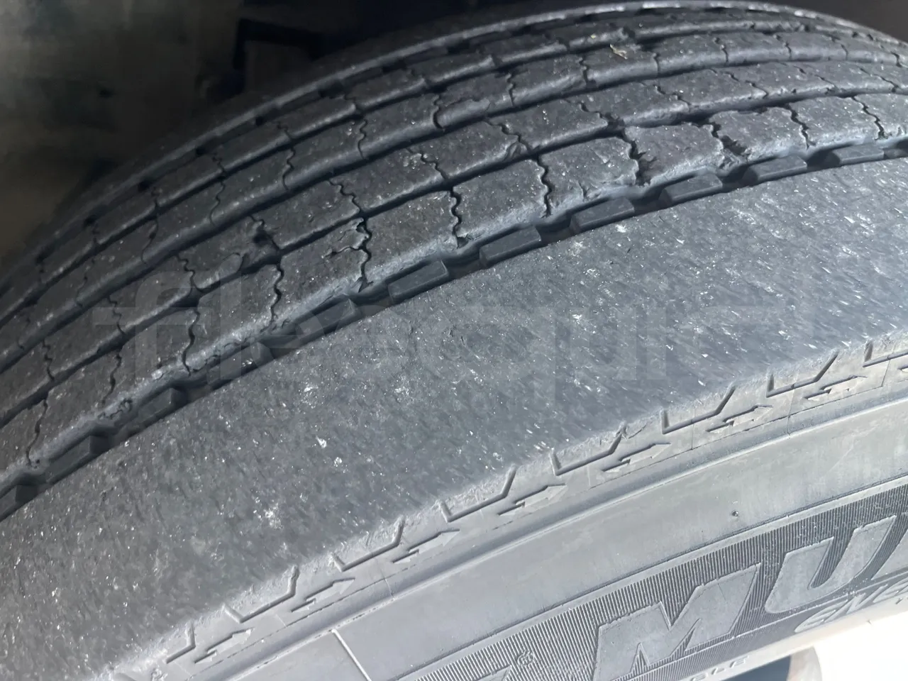 Vdl Futura - Third Axle Left Side: Tyre Tread