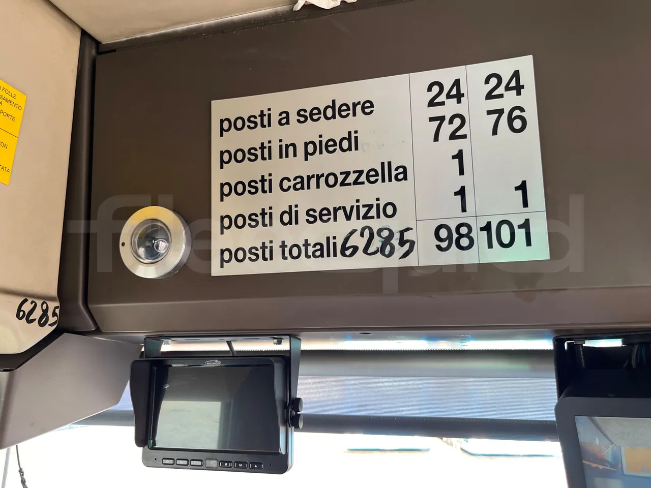 Irisbus Citelis PS09D1 PS09D1-98  - Euro5 - 213kW - 11.990mt - seat plate photo