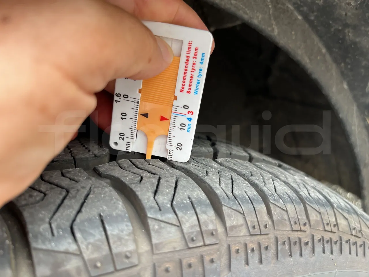 Fiat Ducato - First Axle Left Side: Tyre Thickness