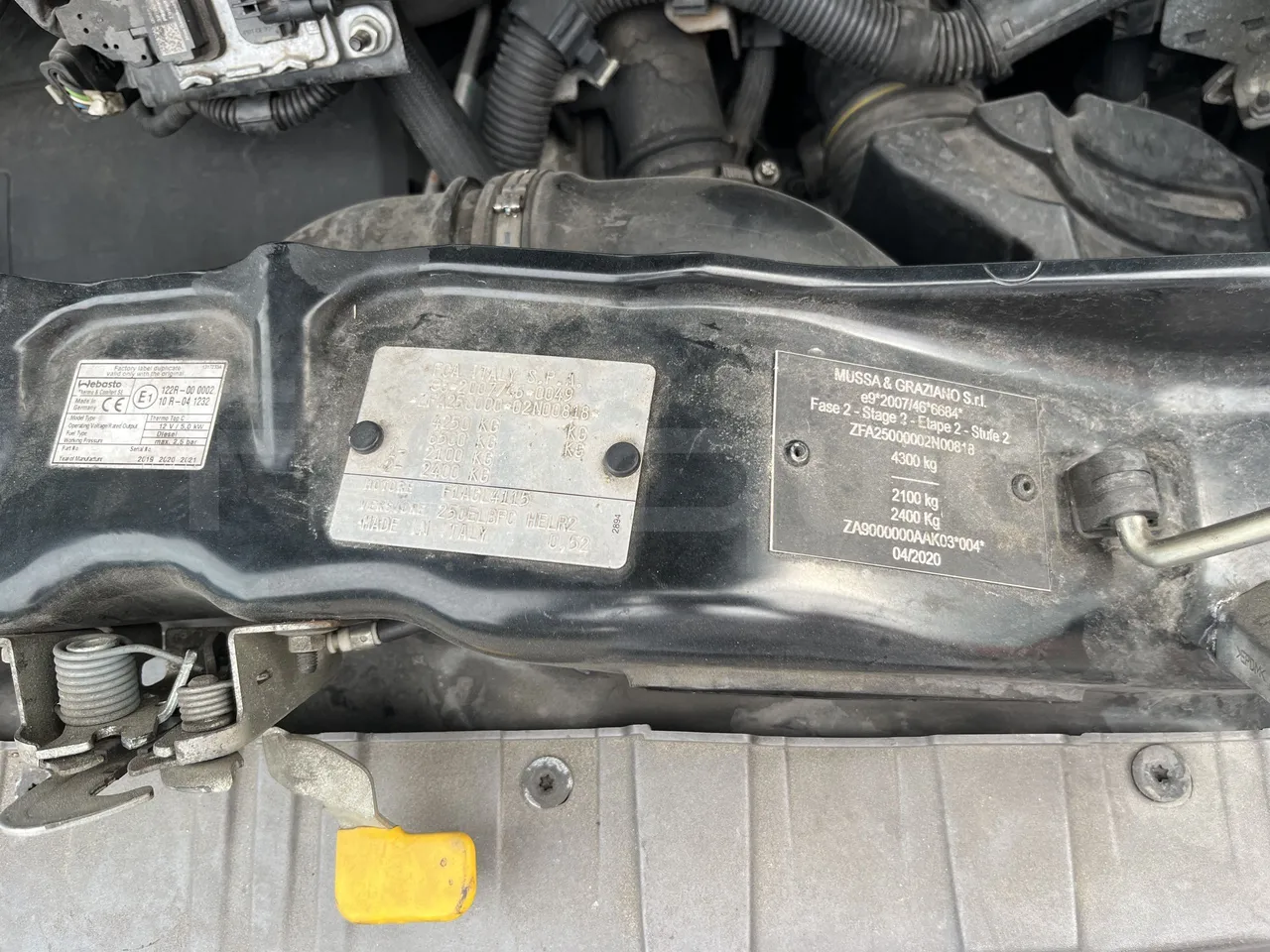 Fiat Ducato - Vehicle Plate