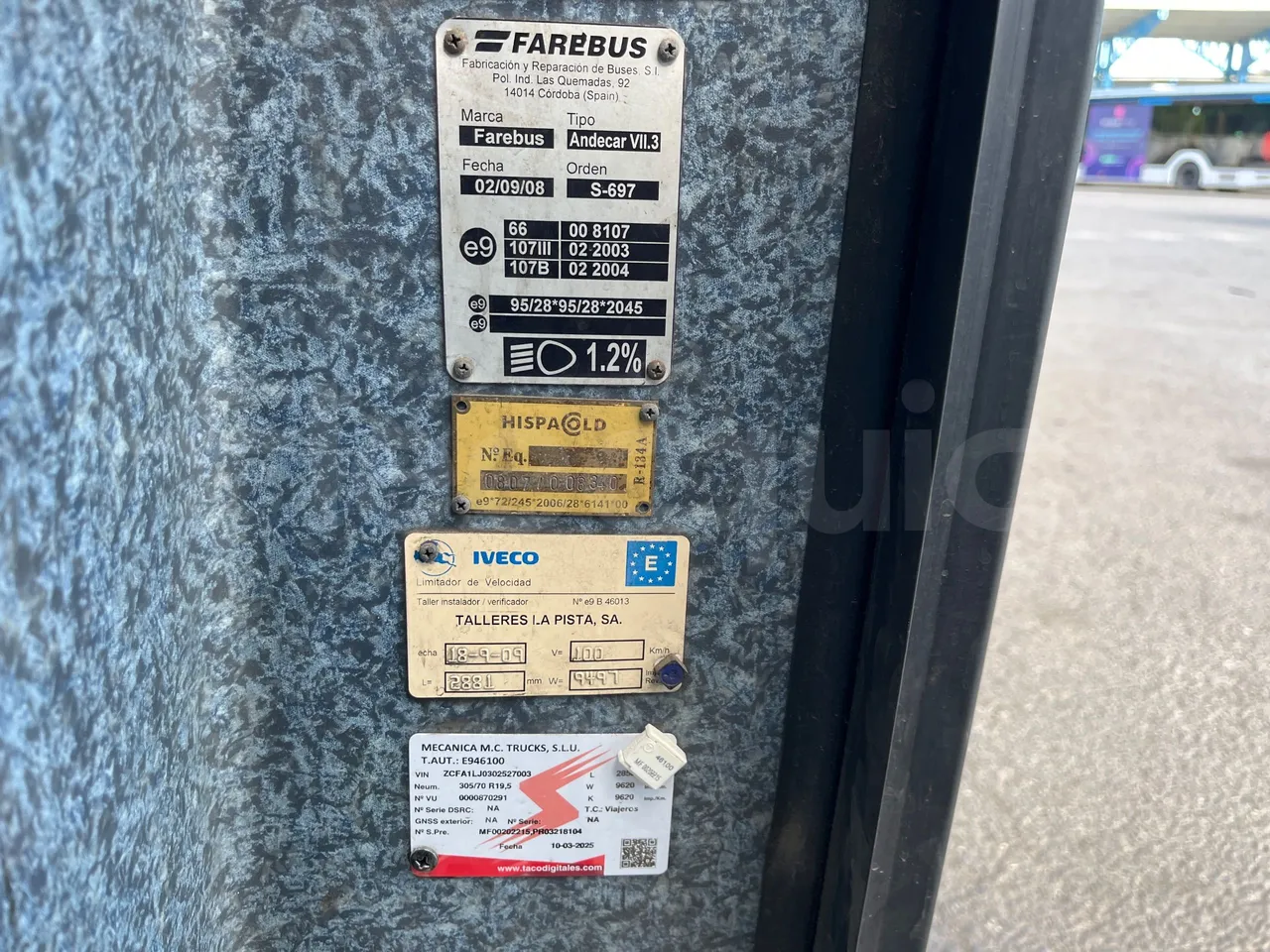 Iveco Andecar VII.3 BF150GDR - Euro4 - 185kw - 10 mt - onboard devices 3