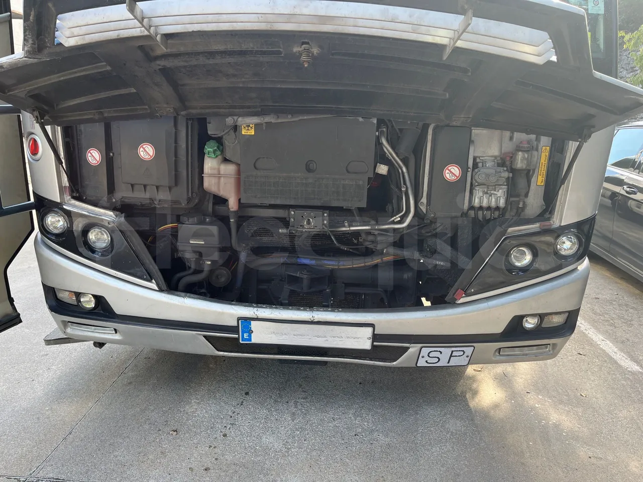 Beulas Man Gianino Euro6 - 184kw - 8.300mt - rear hatch open