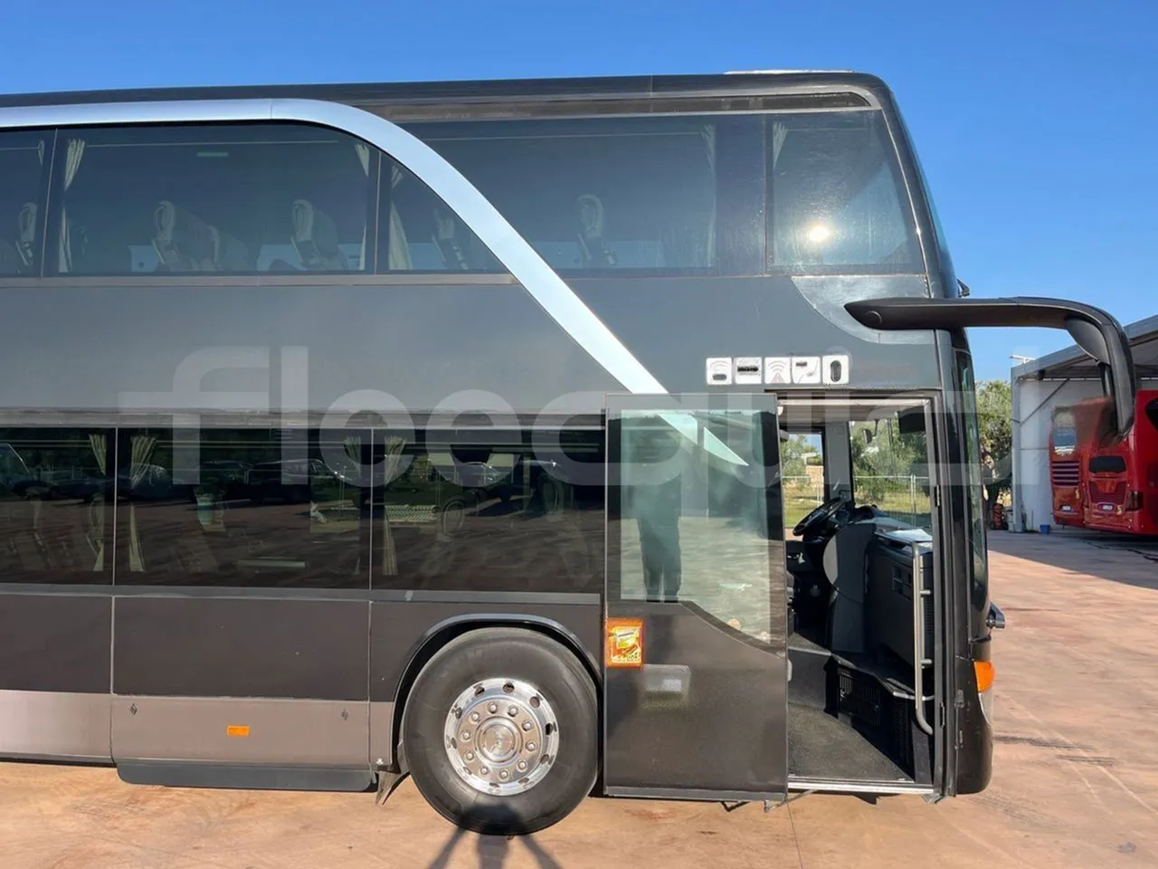 Setra S431 DT - EUR6 - 375kW - 13.89m - front door 1 open