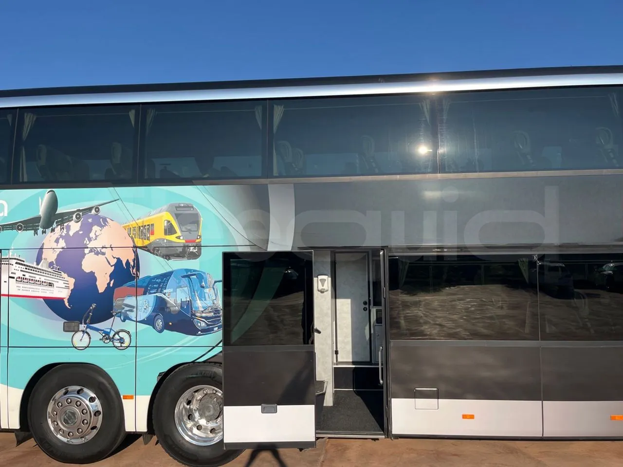 Setra S431 DT - EUR6 - 375kW - 13.89m - front door 2 open