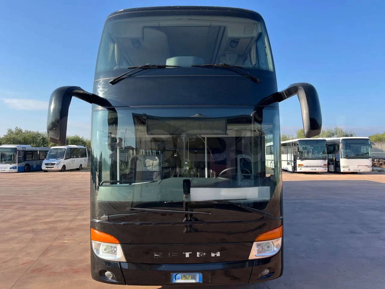 Setra S431 DT - EUR6 - 375kW - 13.89m - front photo