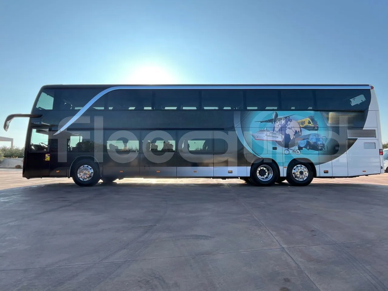 Setra S431 DT - EUR6 - 375kW - 13.89m - left side photo