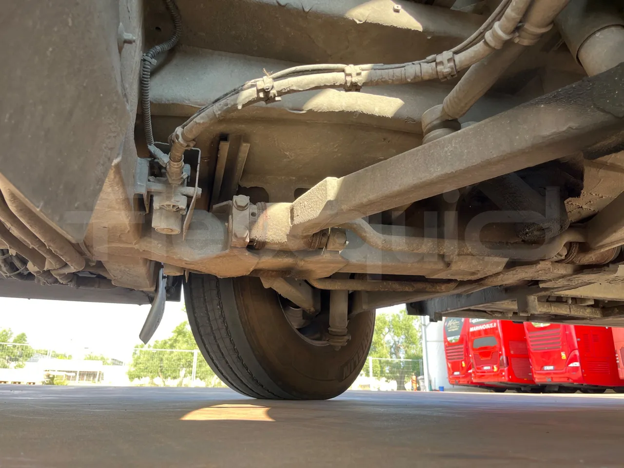 Setra S431 DT - EUR6 - 375kW - 13.89m - front axle left side