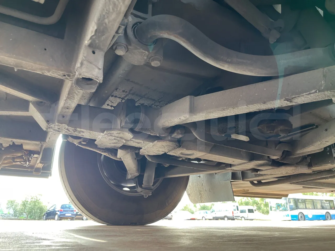 Setra S431 DT - EUR6 - 375kW - 13.89m - front axle right side