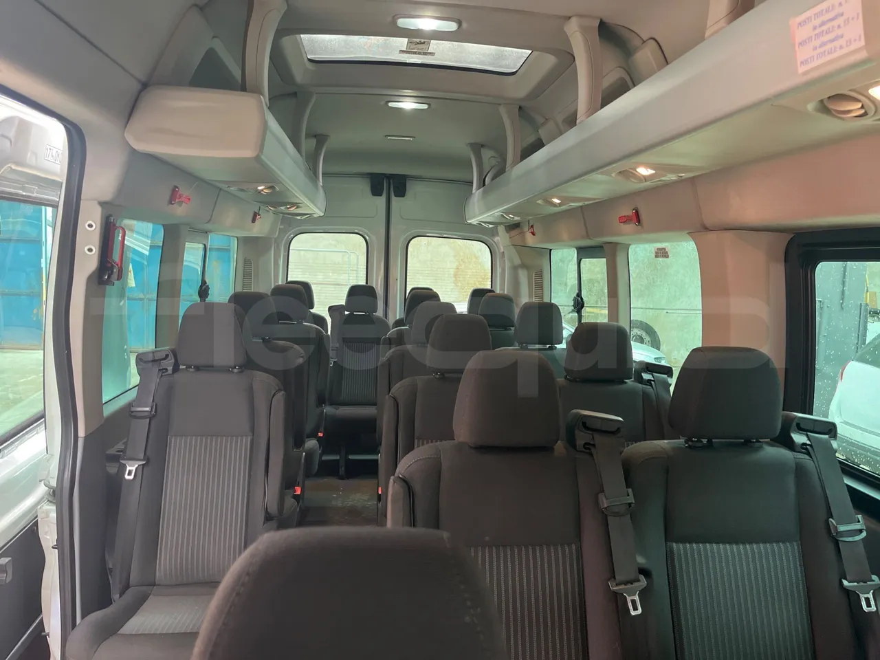 Ford Transit FBD -  Euro6 - 114kW - 6.704mt - interior reverse seats driver height