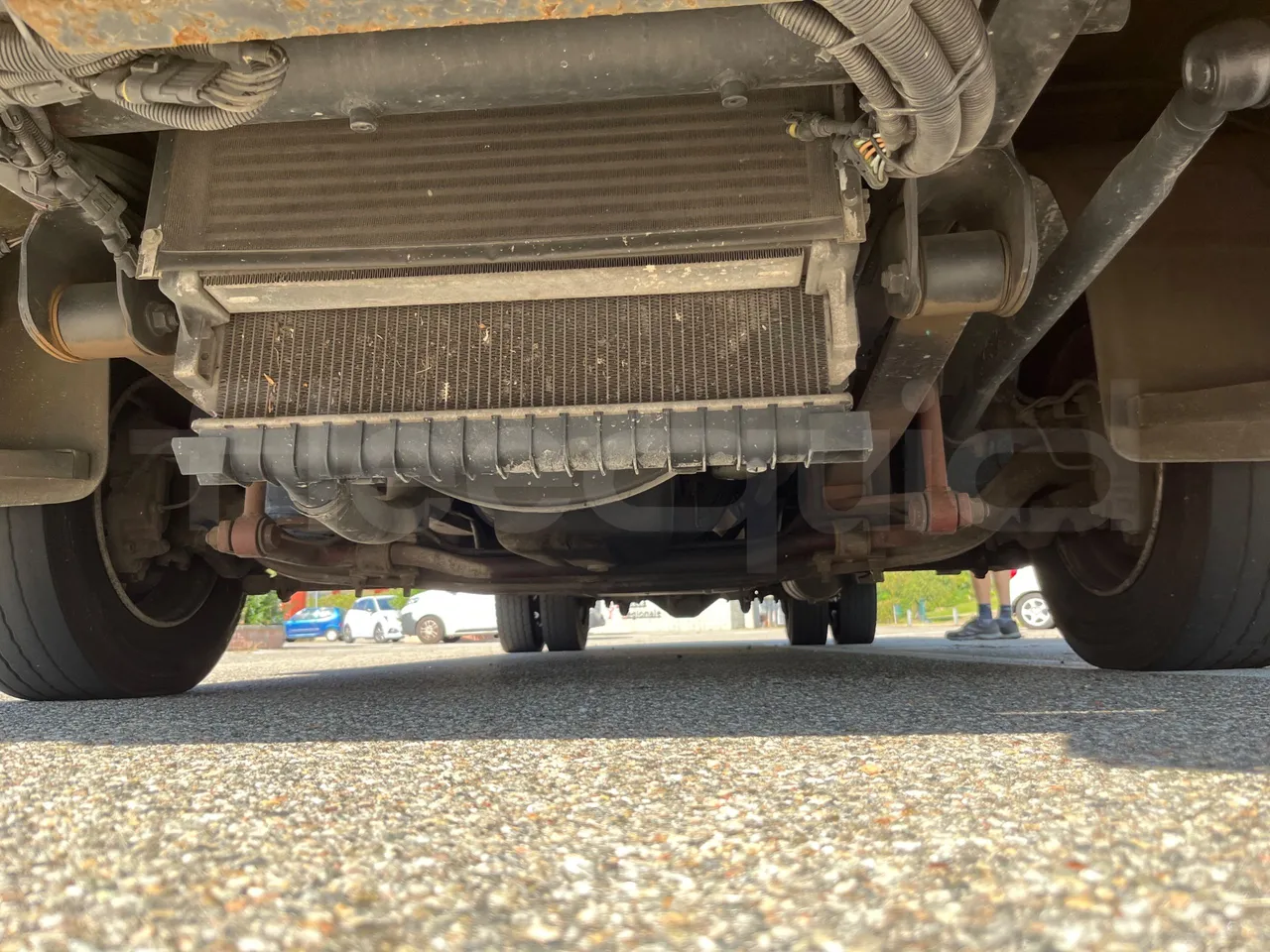 Iveco Cacciamali 90E21NA -EUR3 -154kW -8.28m - front undercarriage from front